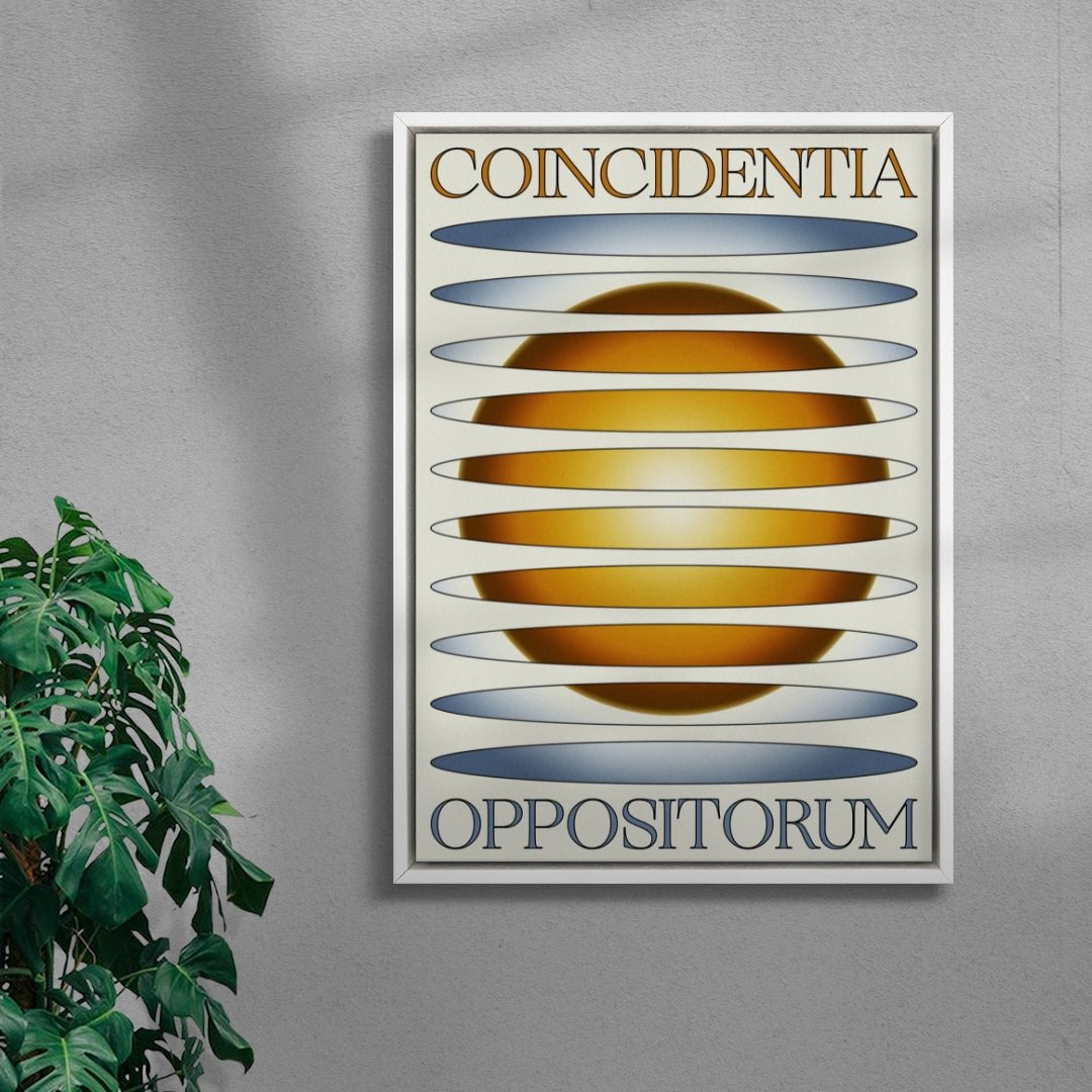Unity of Opposites (Fig.2) contemporary wall art print by Utsav Verma - sold by DROOL