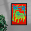 But I do believe in death contemporary wall art print by Kwonny - sold by DROOL