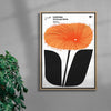 Smala Flower contemporary wall art print by Floating Bstrd - sold by DROOL