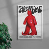 Idle Mind contemporary wall art print by River Cousin - sold by DROOL