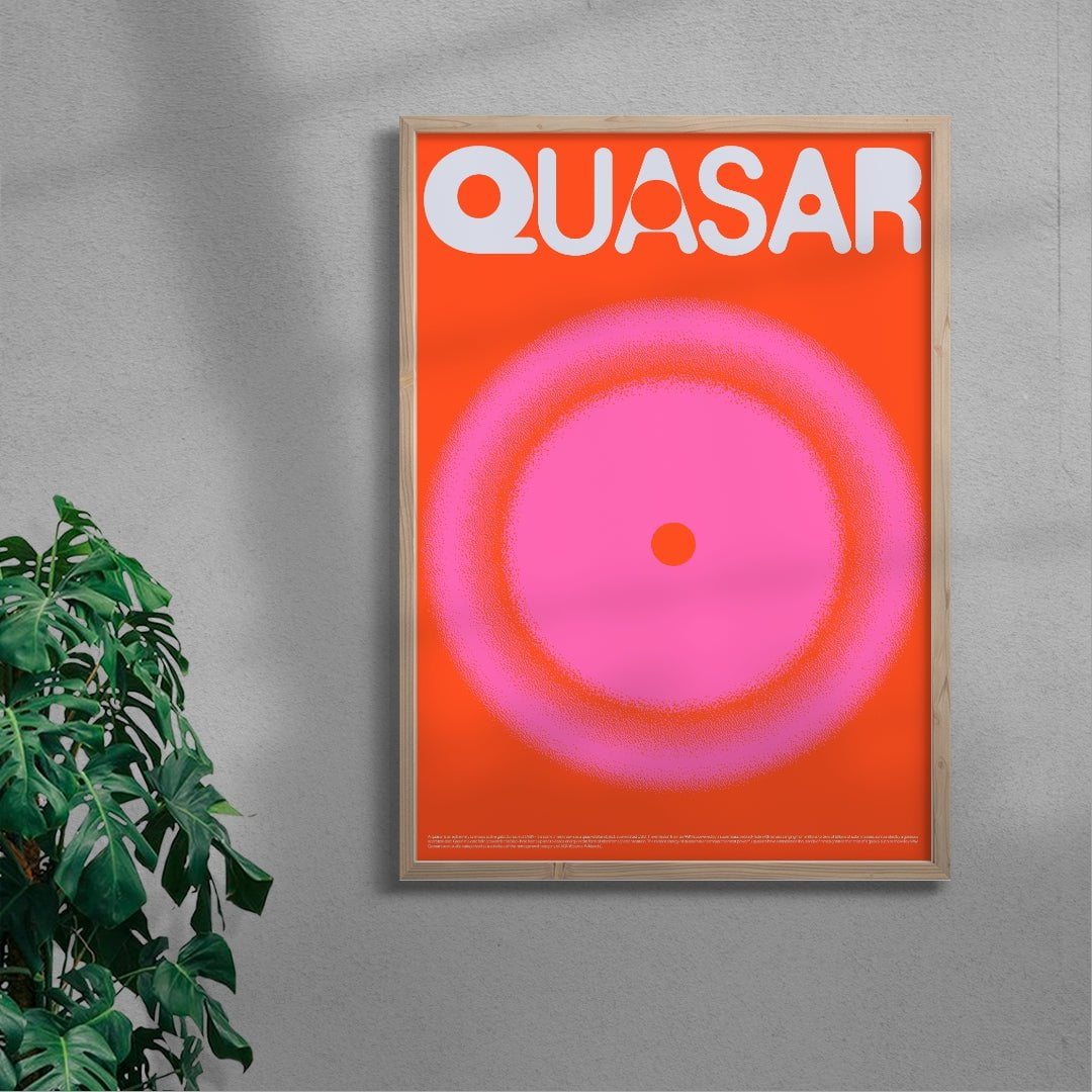 Quasar contemporary wall art print by John Schulisch - sold by DROOL