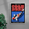 Nishikigoi 2 contemporary wall art print by Othman Zougam - sold by DROOL
