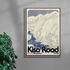Kiso Road contemporary wall art print by George Kempster - sold by DROOL
