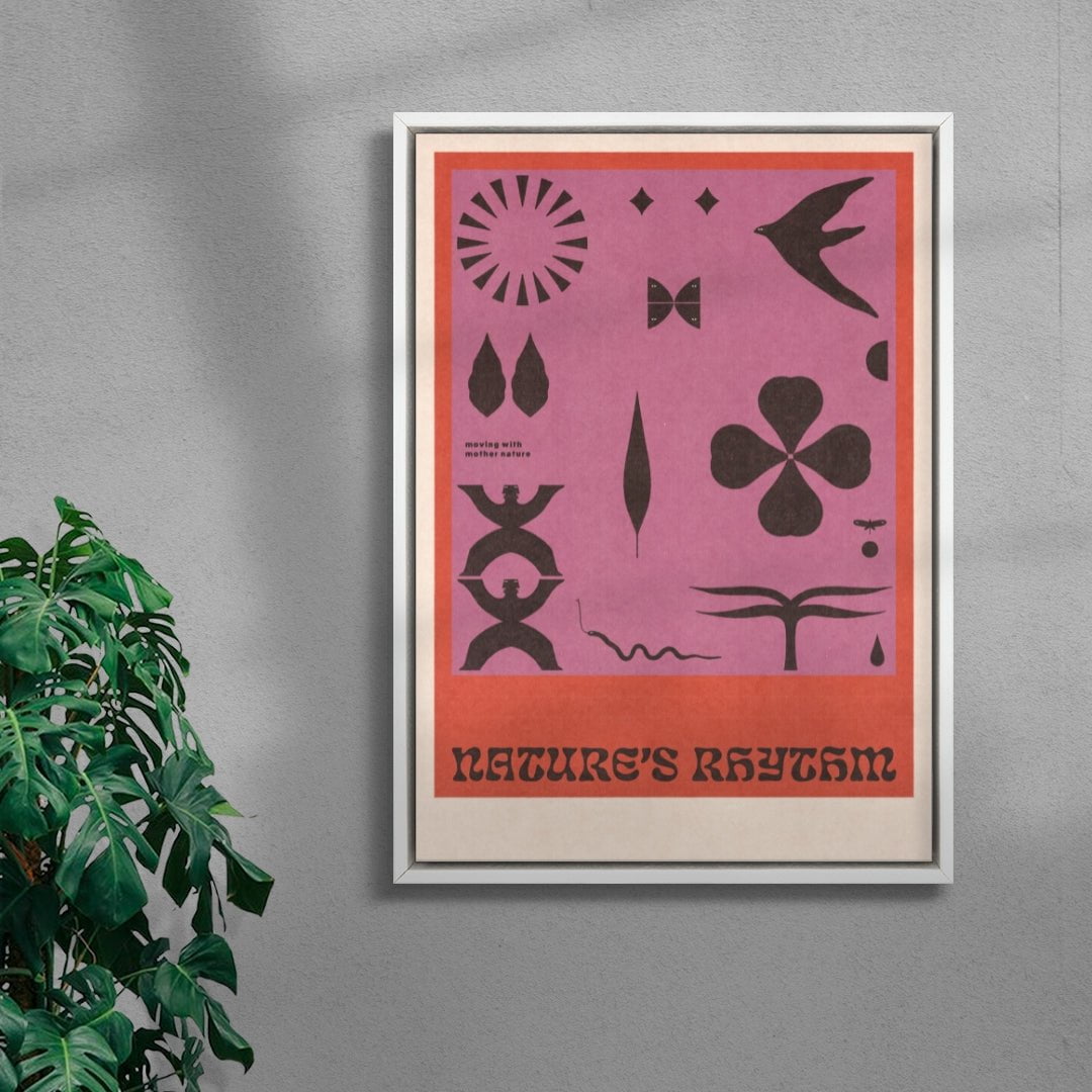 Nature's Rhythm 1 contemporary wall art print by Imo Sinclair - sold by DROOL