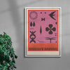Nature's Rhythm 1 contemporary wall art print by Imo Sinclair - sold by DROOL