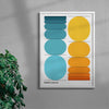 Breathe contemporary wall art print by Mirza Talovic - sold by DROOL