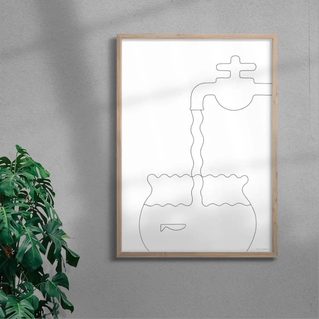 pet contemporary wall art print by CHIAKI KOBAYASHI - sold by DROOL