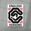 Endless Hissing contemporary wall art print by Alexander Khabbazi - sold by DROOL
