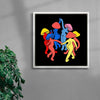 Mushrooms At Midnight contemporary wall art print by Aley Wild - sold by DROOL
