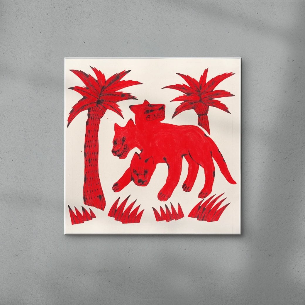 Cerberus contemporary wall art print by Kwonny - sold by DROOL