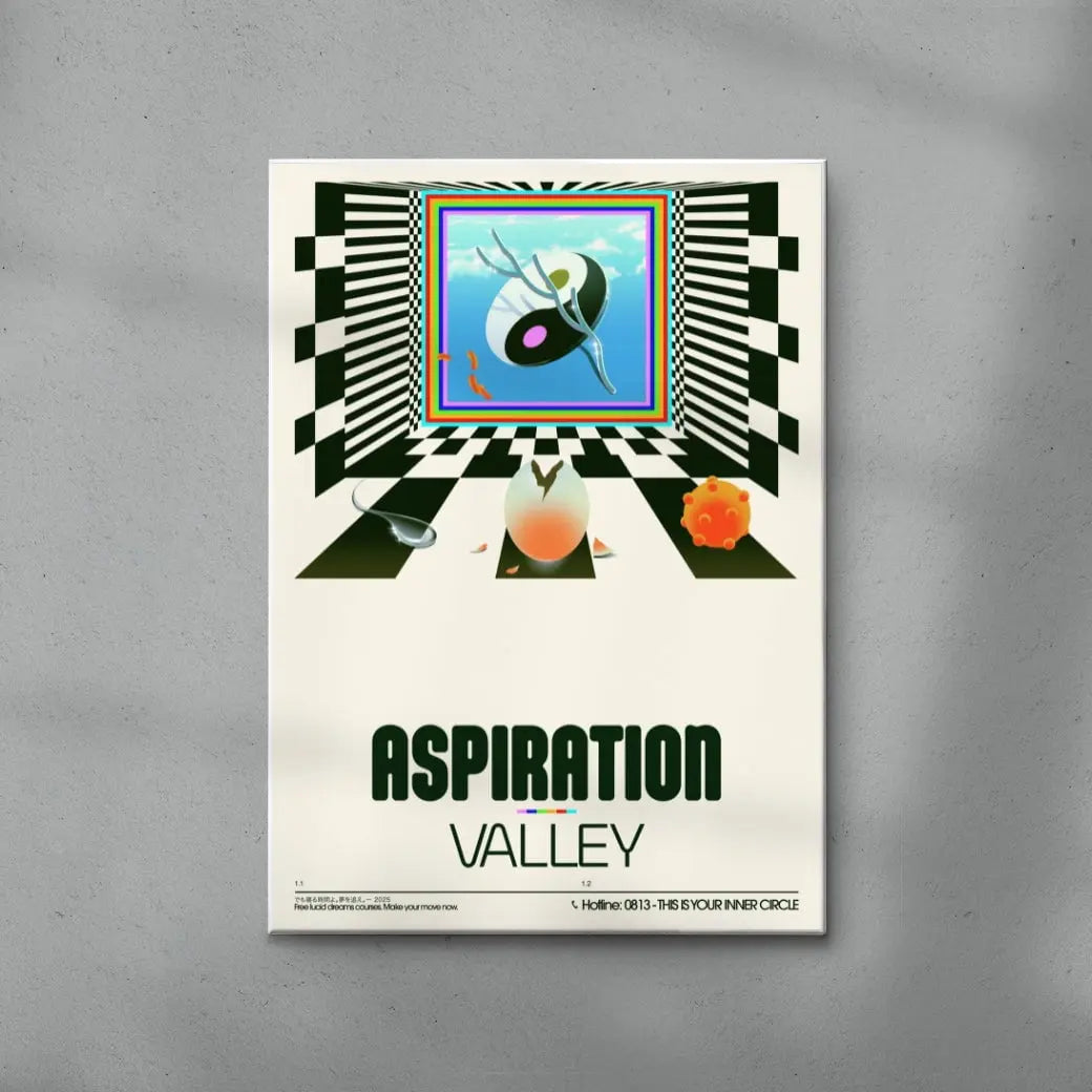 Aspiration Valley contemporary wall art print by Sandro Rybak - sold by DROOL