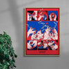 Gestures contemporary wall art print by Gentle Oriental - sold by DROOL