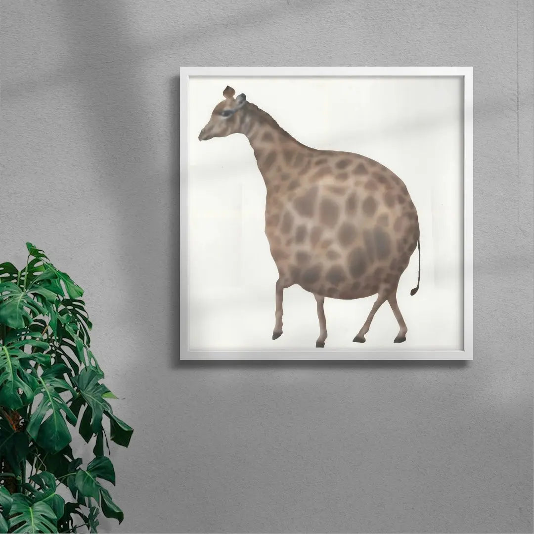 Circular contemporary wall art print by Bika - sold by DROOL