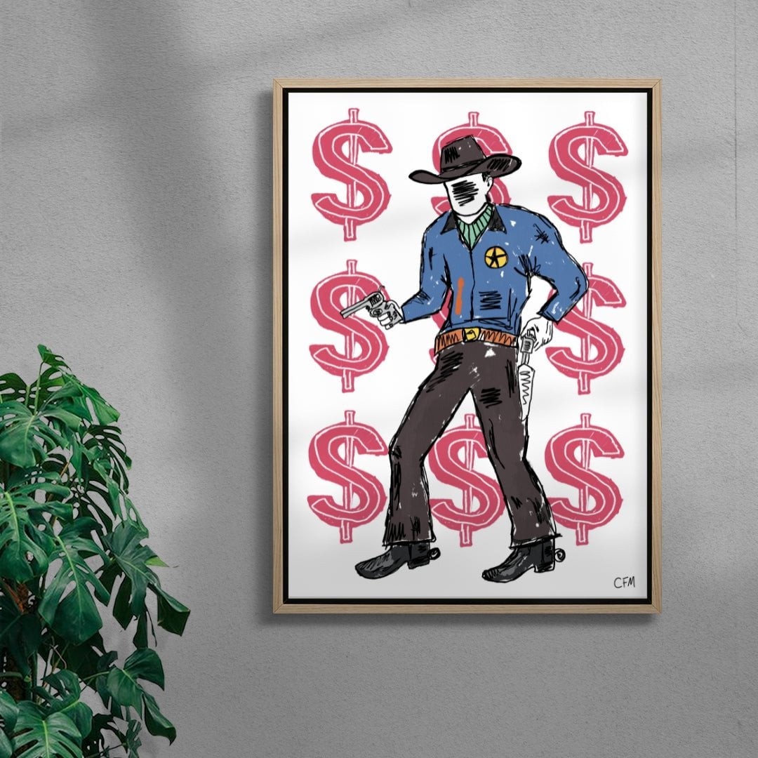 Hands Up contemporary wall art print by Caitlin Flood-Molyneux - sold by DROOL
