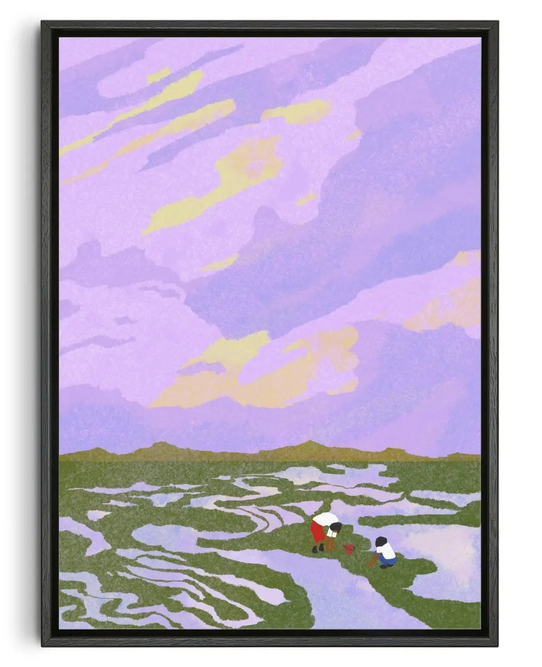 Devon contemporary wall art print by Lily Kong - sold by DROOL