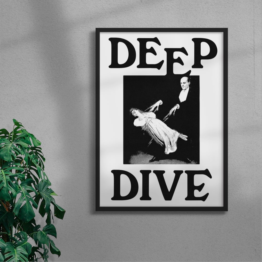 Deep Dive contemporary wall art print by Utsav Verma - sold by DROOL