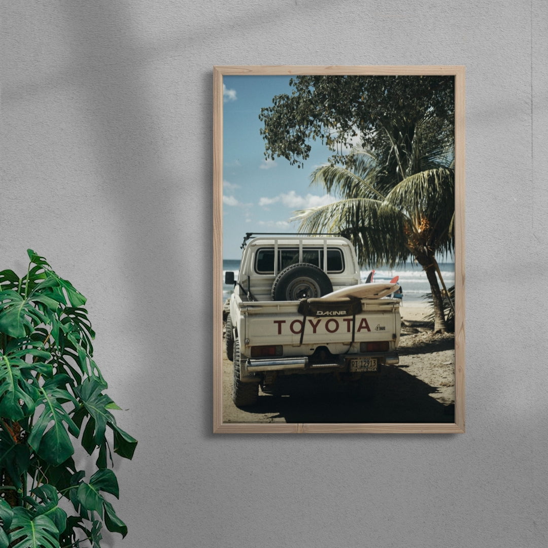 Toyota Surf contemporary wall art print by Korbinian Grad - sold by DROOL