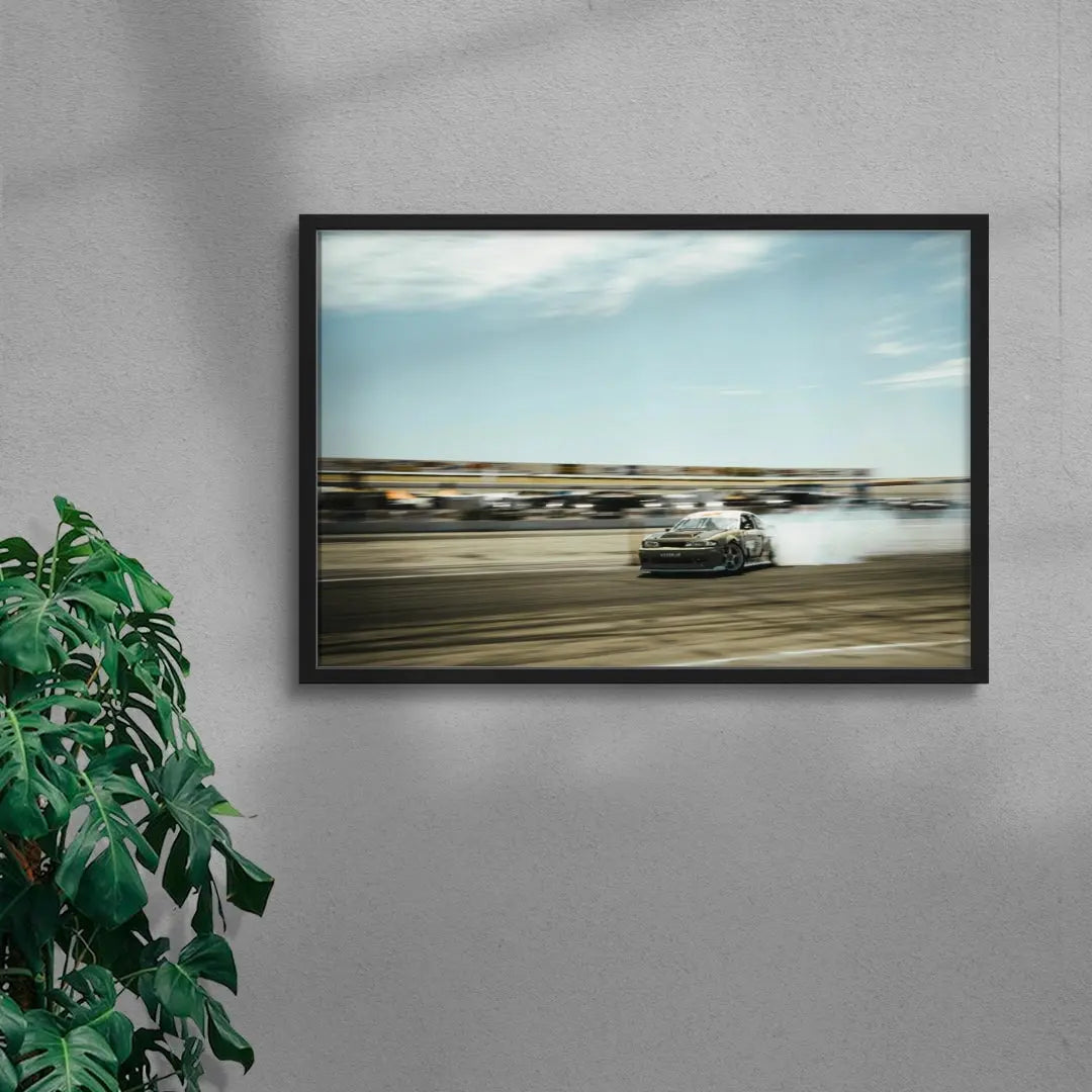 Sideways contemporary wall art print by Ben Strang - sold by DROOL