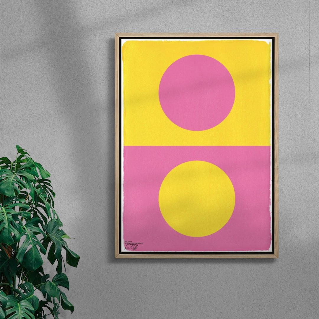 Balance contemporary wall art print by Linus Lohoff - sold by DROOL
