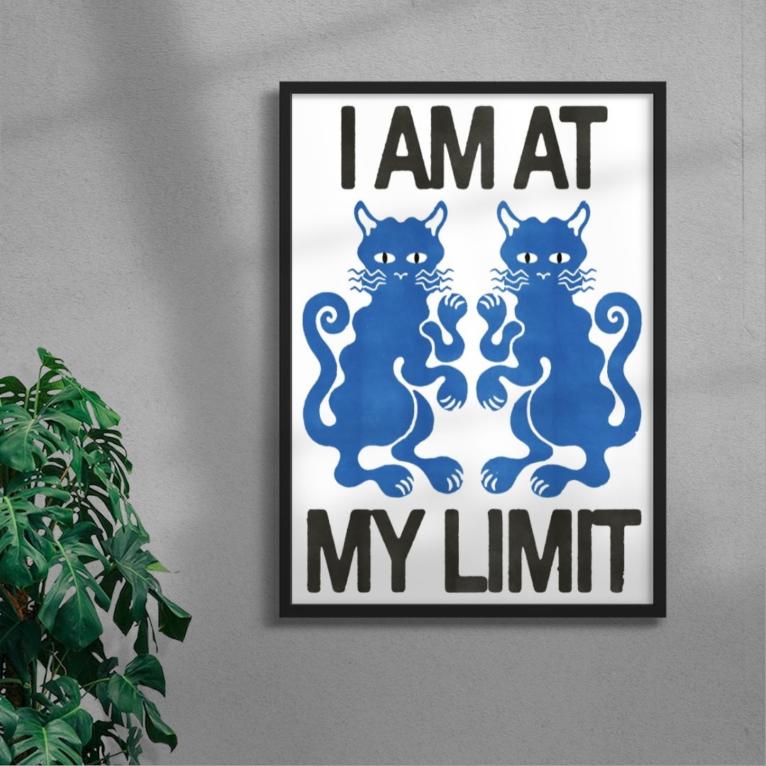 At my Limit contemporary wall art print by Alexander Khabbazi - sold by DROOL