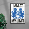 At my Limit contemporary wall art print by Alexander Khabbazi - sold by DROOL