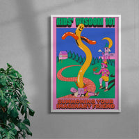 Thumbnail for Kids Wisdom 101 contemporary wall art print by Azaazelus - sold by DROOL