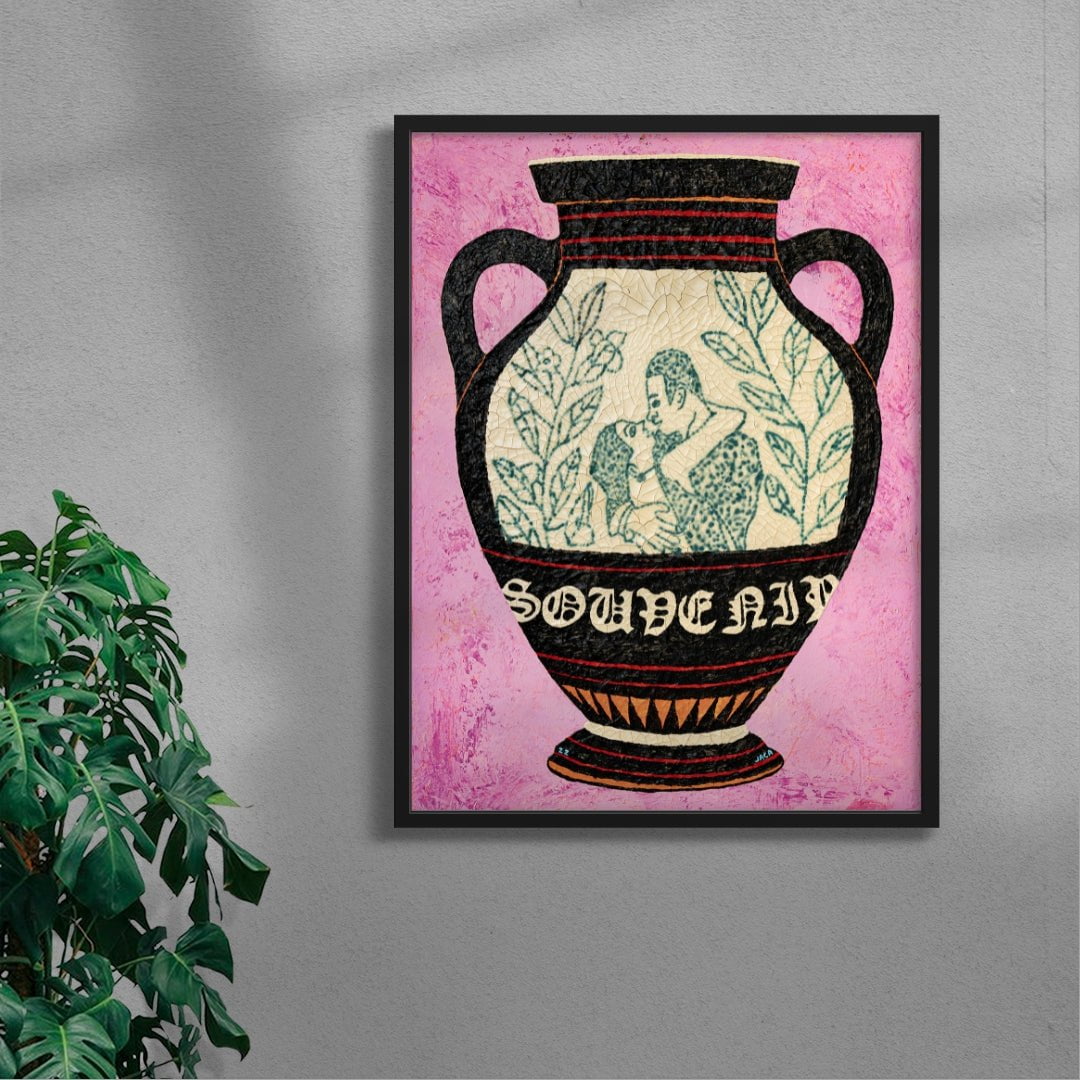 Pot 36 contemporary wall art print by Julien Jaca - sold by DROOL