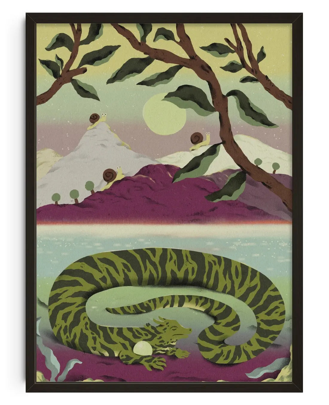 Pearl contemporary art print by Zsófia Győrfi - sold by DROOL