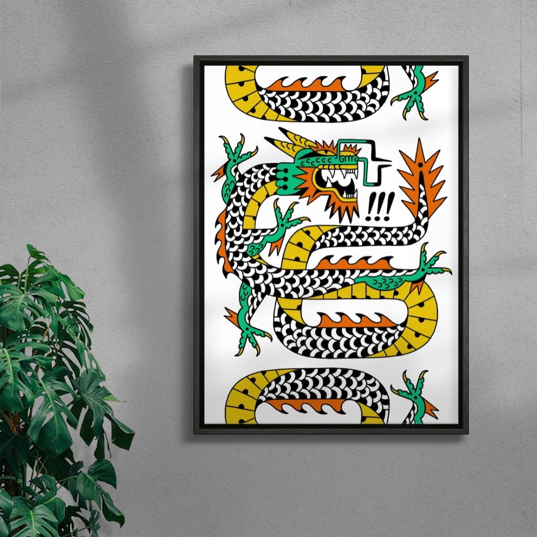 Roundhouse! contemporary wall art print by Jamie Muck - sold by DROOL