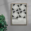 Monochrome contemporary wall art print by Henry M. - sold by DROOL