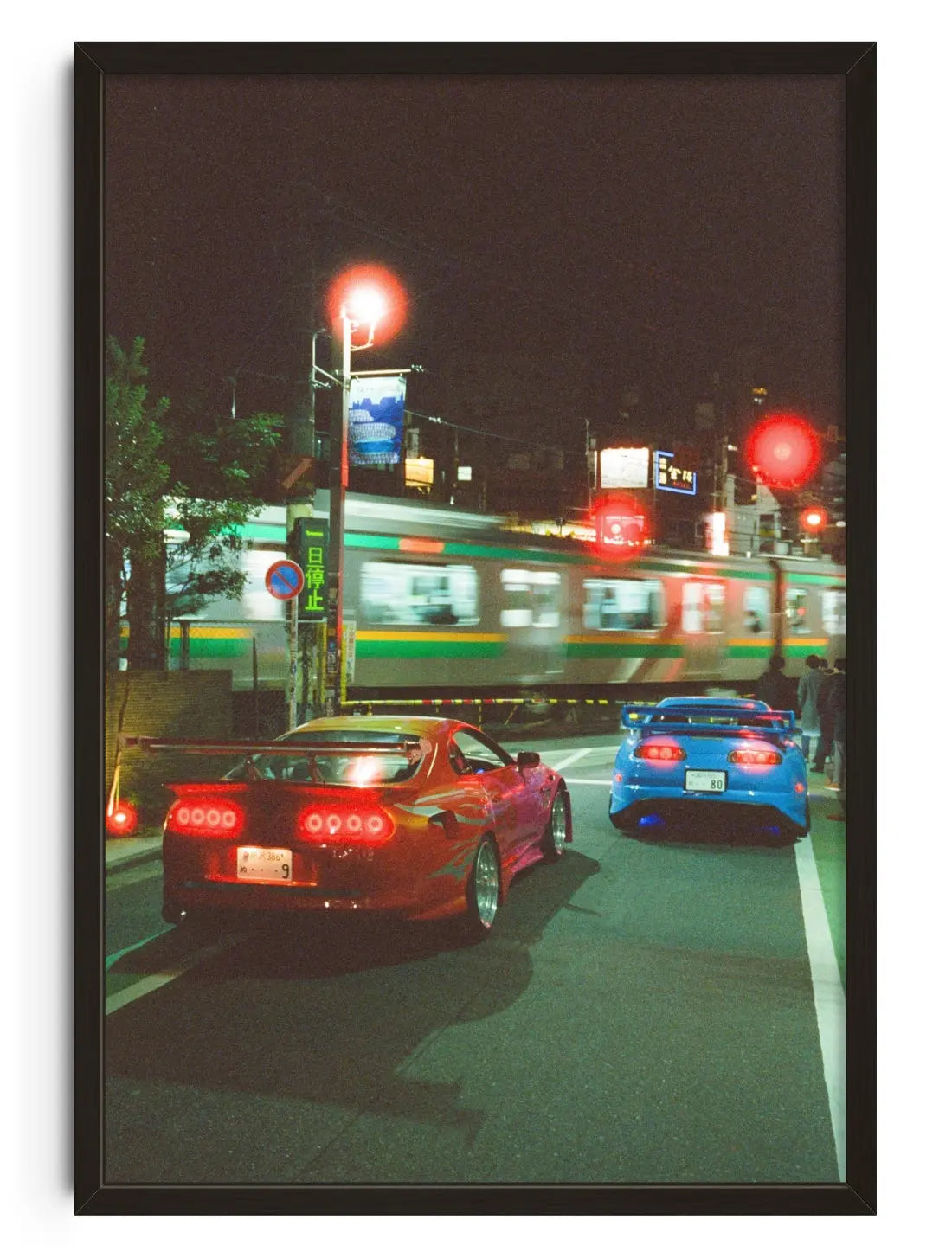 JDM Crossing contemporary art print by Chazzydawg - sold by DROOL