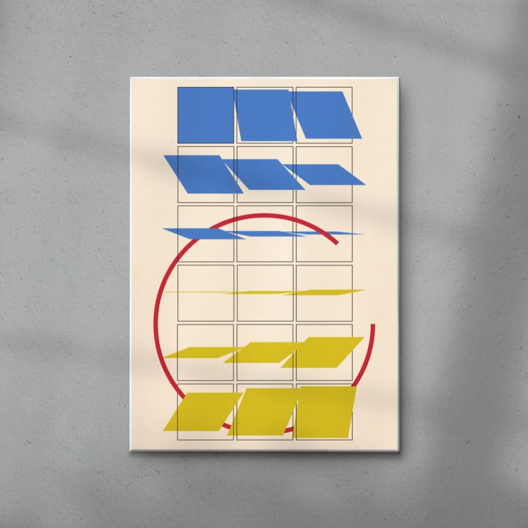 Loop contemporary wall art print by Edan Strachan - sold by DROOL