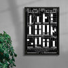 Type Thursday Tbilisi contemporary wall art print by Mikhail Lychkovskiy - sold by DROOL