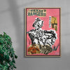 Lonesome contemporary wall art print by Caitlin Flood-Molyneux - sold by DROOL