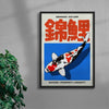 Nishikigoi 2 contemporary wall art print by Othman Zougam - sold by DROOL
