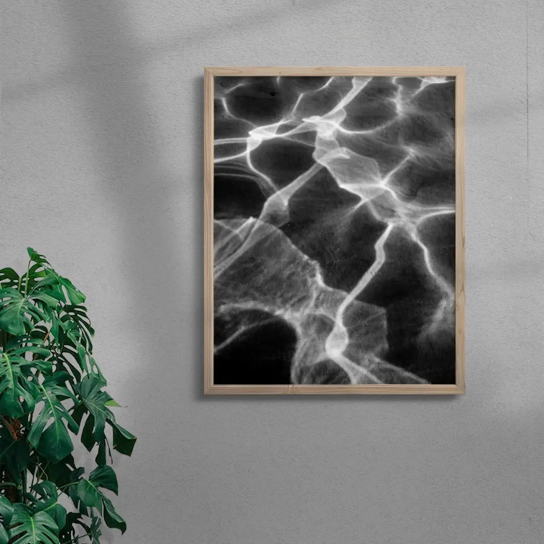LIQUID contemporary wall art print by Korbinian Grad - sold by DROOL