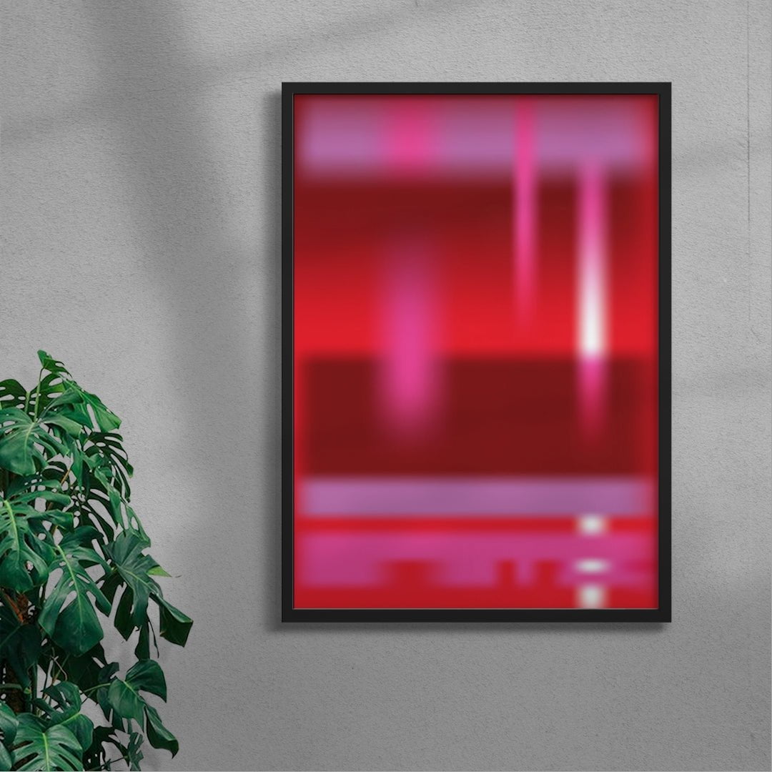 Quadraluv contemporary wall art print by Kim Van Vuuren - sold by DROOL