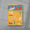 Enjoy Your Life 2 contemporary wall art print by Imo Sinclair - sold by DROOL
