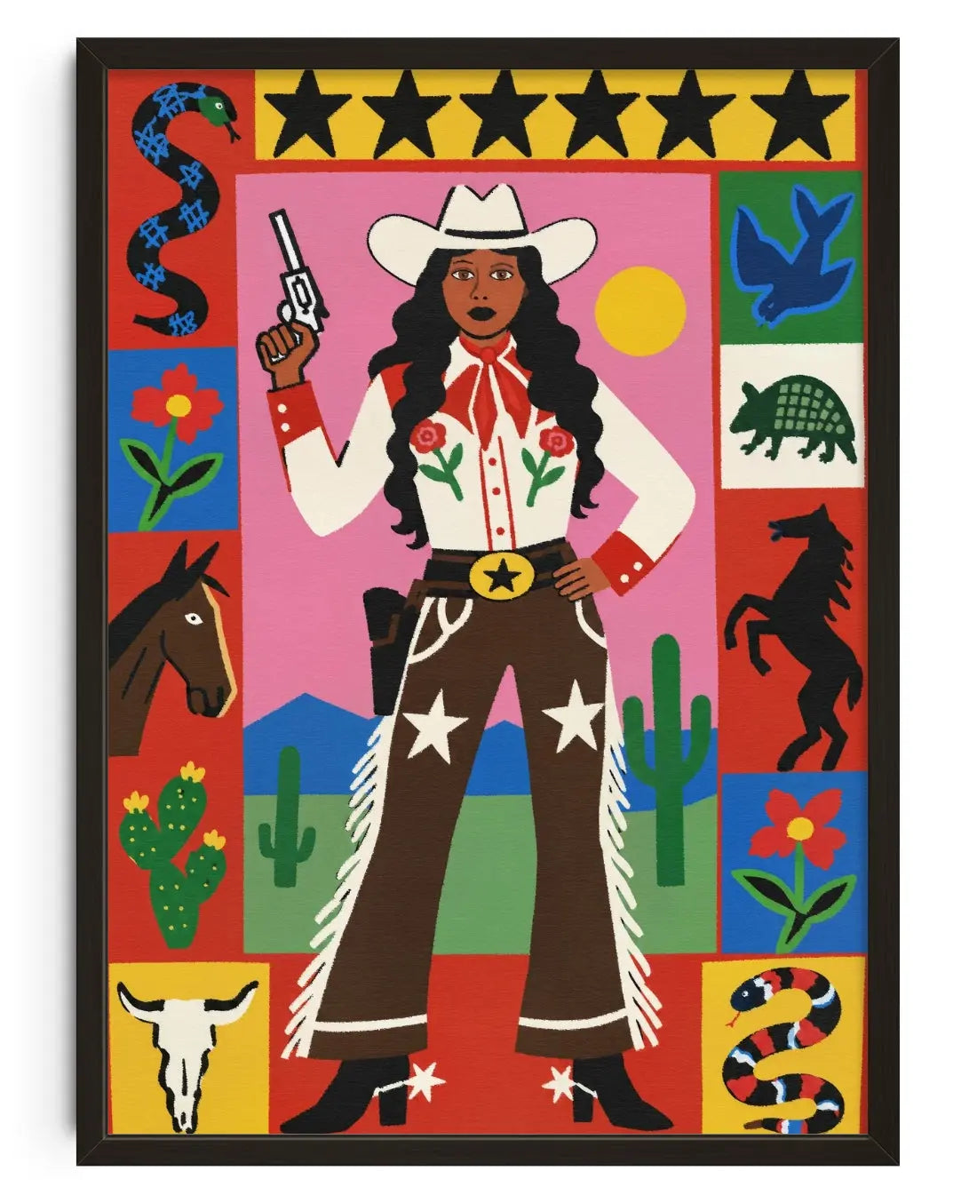 Sweet, but Deadly contemporary art print by Xela - sold by DROOL