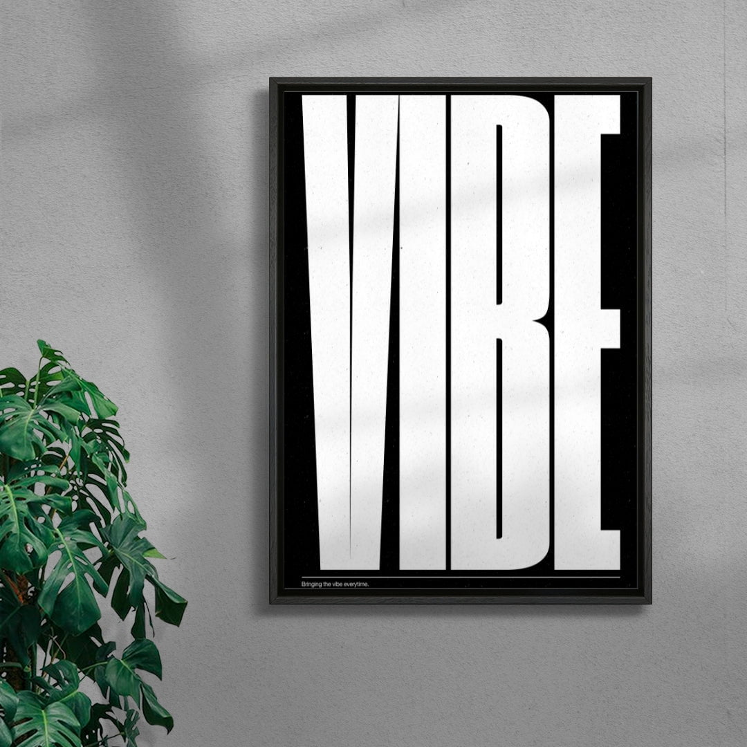 Vibe contemporary wall art print by DEINSVIBING - sold by DROOL