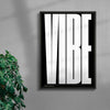 Vibe contemporary wall art print by DEINSVIBING - sold by DROOL