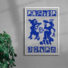 Cosmic Dance contemporary wall art print by Amelie Goeppel - sold by DROOL