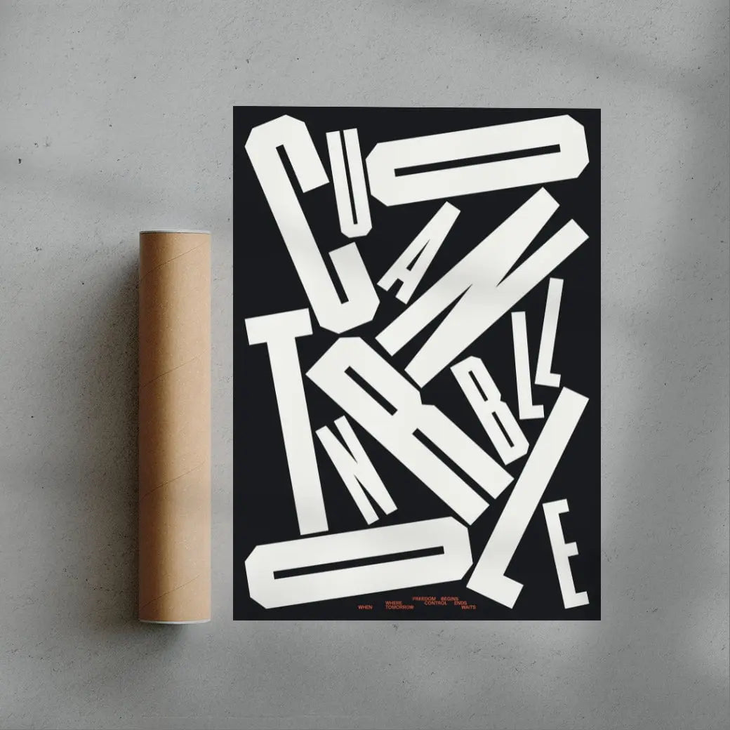 UNCONTROLLABLE contemporary wall art print by Xtian Miller - sold by DROOL