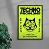 Felix Techno Problems contemporary wall art print by Ignorance1 - sold by DROOL
