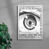 Escape To The Beginning contemporary wall art print by Todd Pham - sold by DROOL