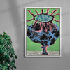 Always looking at you contemporary wall art print by Jorge Santos - sold by DROOL