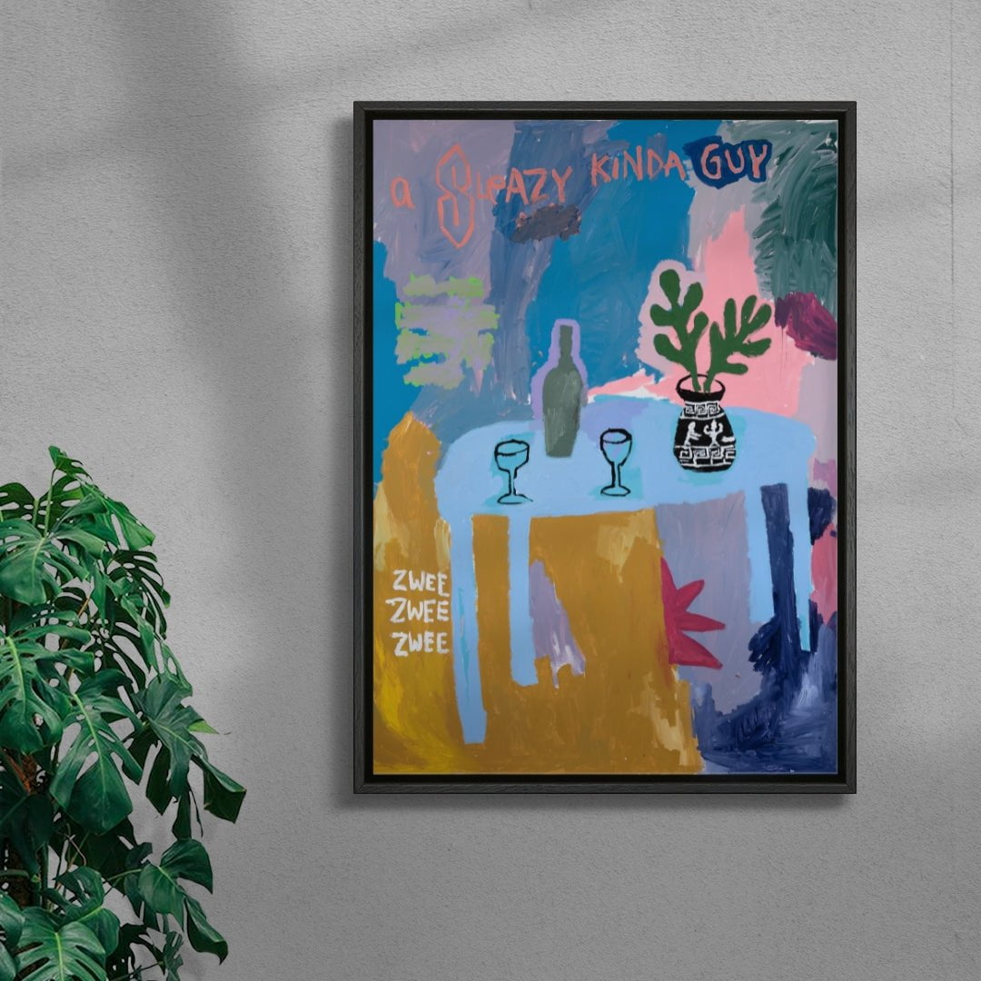 Untitled contemporary wall art print by Cambo - sold by DROOL