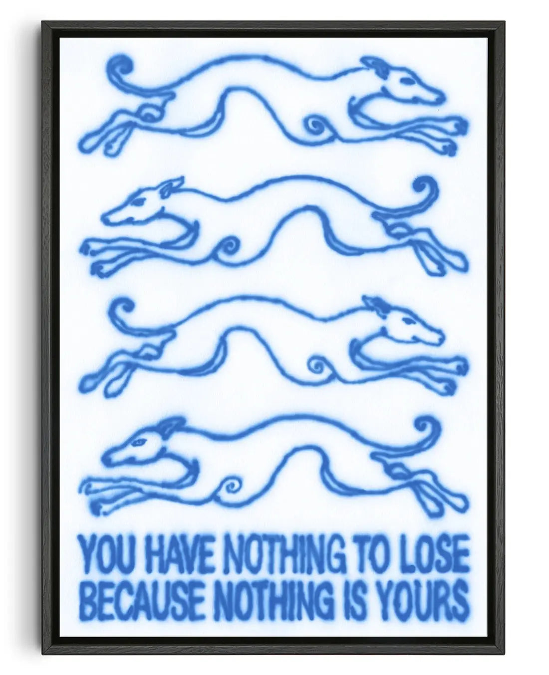 Nothing to Lose contemporary canvas print by Alexander Khabbazi - sold by DROOL