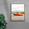 Lowrider and The City contemporary wall art print by 6.tiff - sold by DROOL