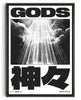Load image into Gallery viewer, GODS contemporary wall art print by Todd Pham - sold by DROOL
